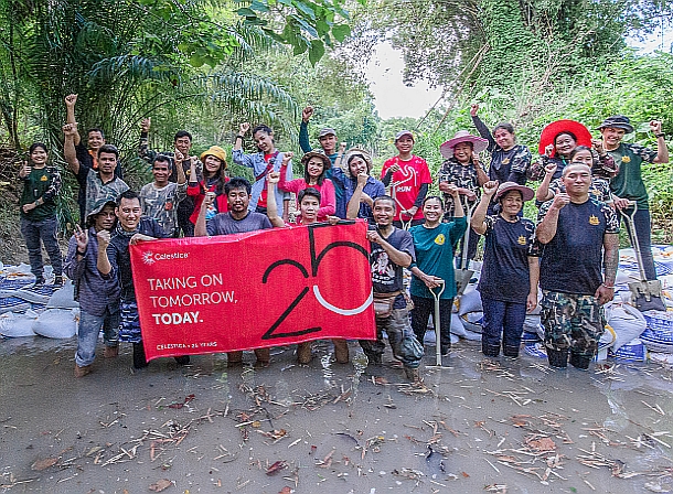 Celestica Employees in Malaysia tree planting