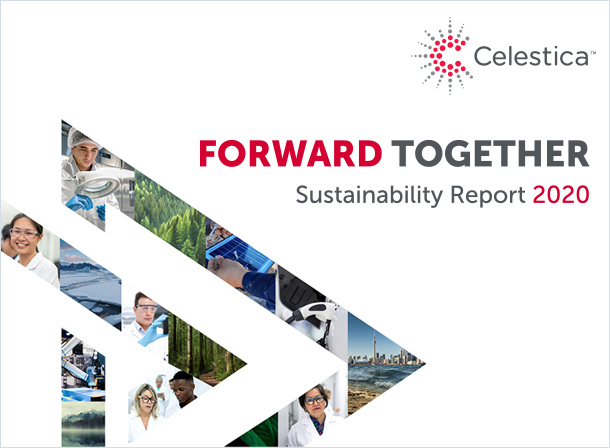 Celestica 2020 Sustainability Report Cover