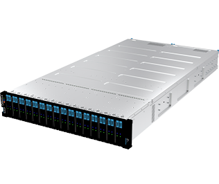 Celestica's SC6110 Storage Controller, front view of ports.
