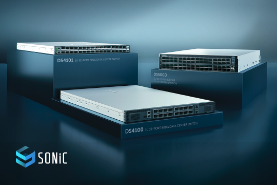 Celestica networking hardware featured with the SONiC logo
